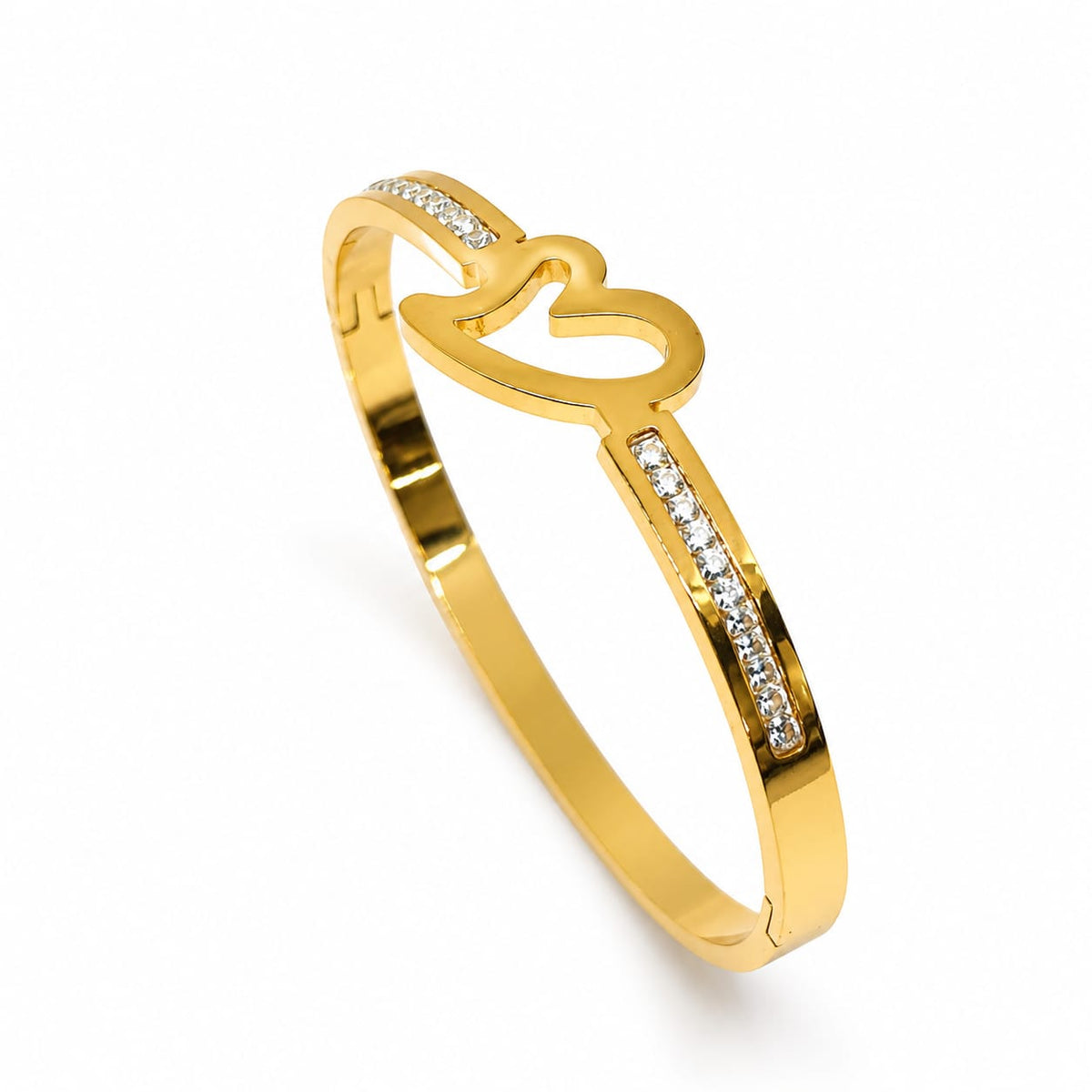 Golden Heart Crystal Kada